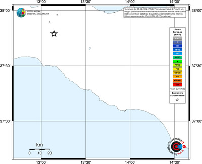 Mappa EMS - territori località