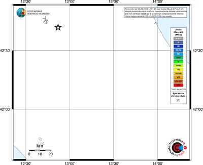 Mappa MCS - territori località