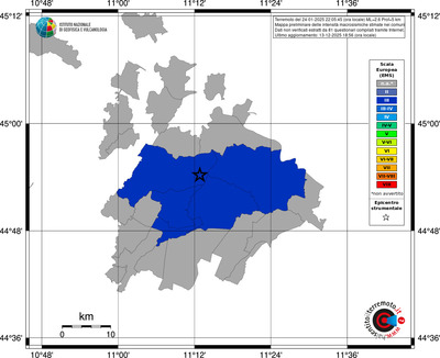 Mappa EMS - territori comuni