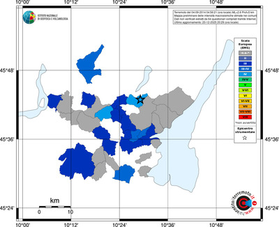 Mappa EMS - territori comuni