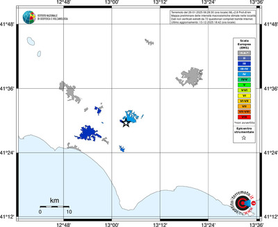 Mappa EMS - territori località