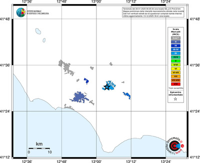 Mappa MCS - territori località