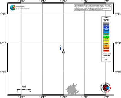 Mappa MCS - territori località