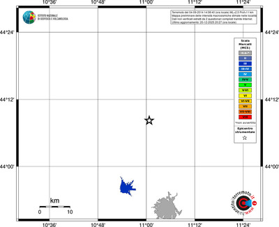 Mappa MCS - territori località