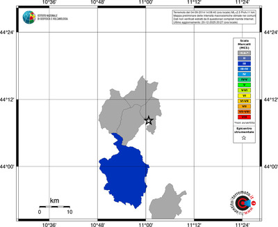 Mappa MCS - territori comuni