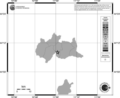 Mappa EMS - territori comuni