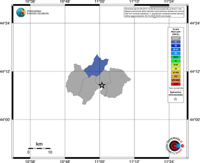 Mappa MCS - territori comuni