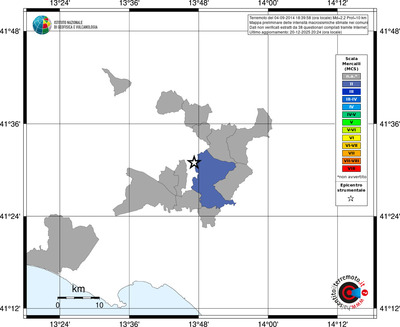 Mappa MCS - territori comuni