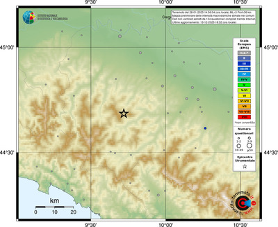 Mappa EMS - comuni