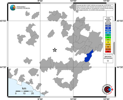 Mappa EMS - territori comuni