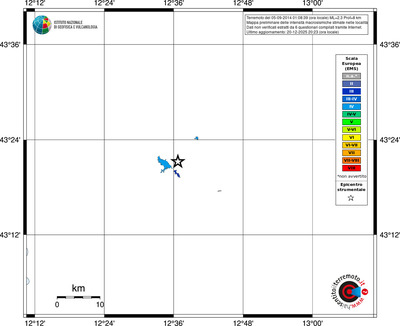 Mappa EMS - territori località