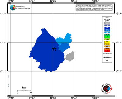 Mappa EMS - territori comuni