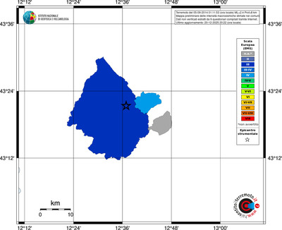 Mappa EMS - territori comuni
