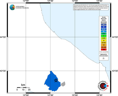 Mappa MCS - territori comuni