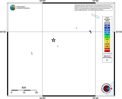 Mappa EMS - territori località