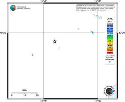 Mappa MCS - territori località