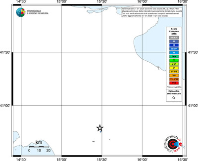 Mappa EMS - territori località