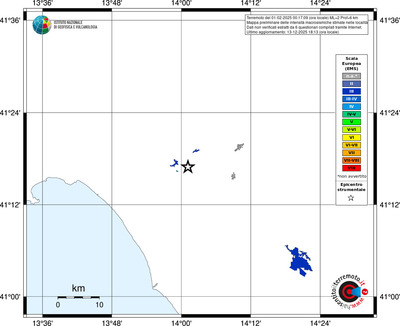 Mappa EMS - territori località