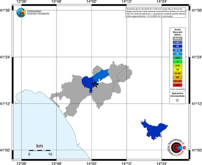 Mappa MCS - territori comuni