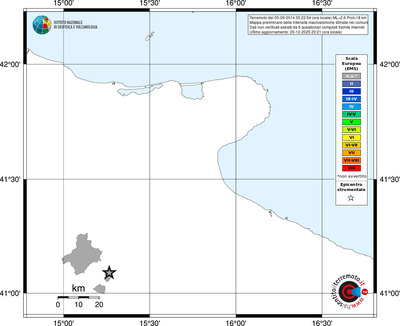 Mappa EMS - territori comuni