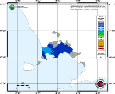 Mappa EMS - territori comuni