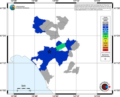 Mappa EMS - territori comuni