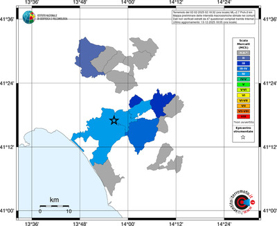 Mappa MCS - territori comuni