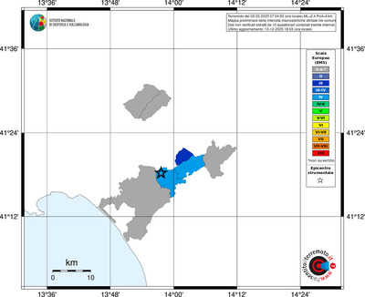 Mappa EMS - territori comuni