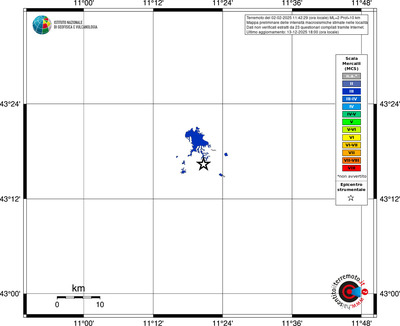 Mappa MCS - territori località