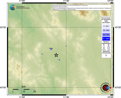 Mappa comuni con almeno 3 questionari