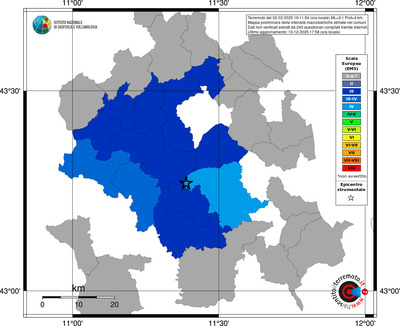Mappa EMS - territori comuni