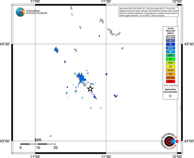 Mappa MCS - territori località