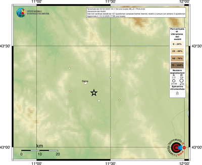 Mappa comuni con almeno 3 questionari