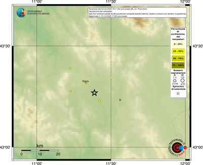 Mappa comuni con almeno 3 questionari
