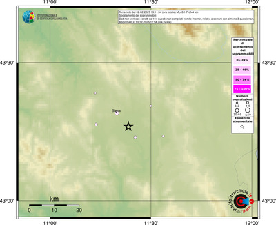 Mappa comuni con almeno 3 questionari