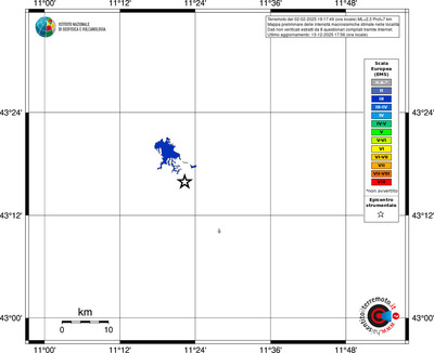 Mappa EMS - territori località