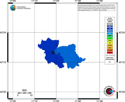 Mappa EMS - territori comuni