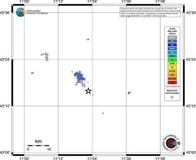 Mappa MCS - territori località