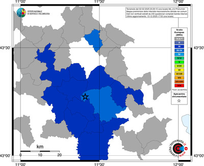 Mappa EMS - territori comuni