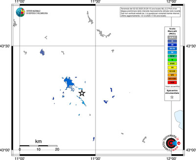 Mappa MCS - territori località