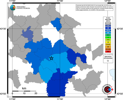Mappa MCS - territori comuni