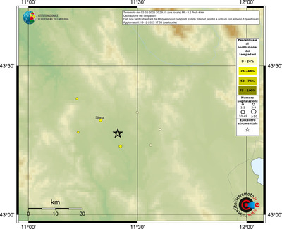 Mappa comuni con almeno 3 questionari