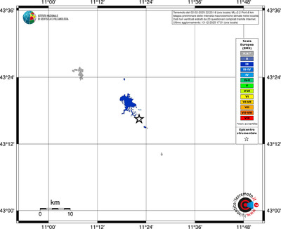 Mappa EMS - territori località