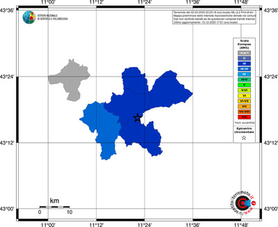 Mappa EMS - territori comuni