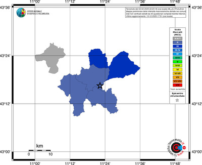 Mappa MCS - territori comuni