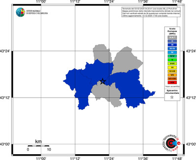 Mappa EMS - territori comuni