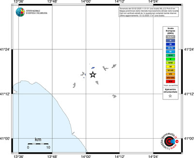 Mappa EMS - territori località