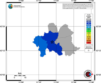 Mappa EMS - territori comuni