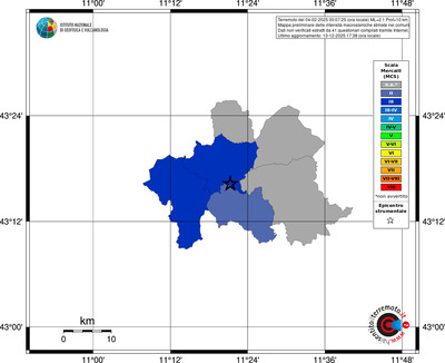 Mappa MCS - territori comuni