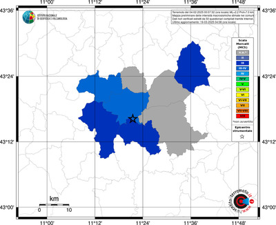 Mappa MCS - territori comunali
